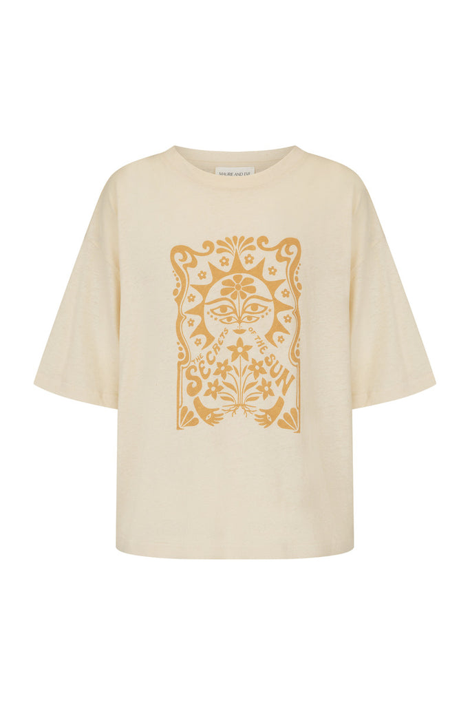 womens organic hemp cotton t-shirt artist print