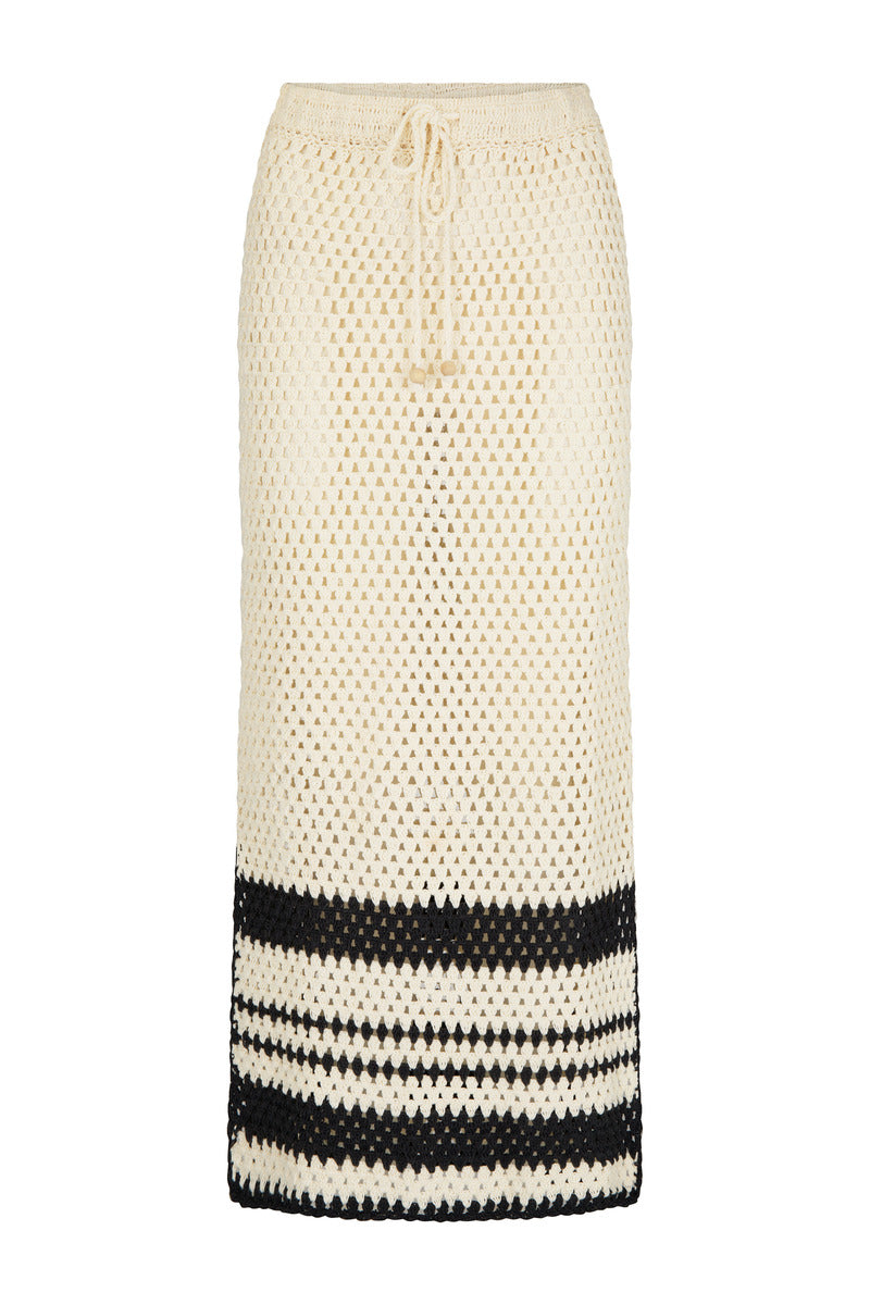 SIESTA CROCHET MIDI SKIRT CREAM